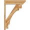 Ekena Millwork Merced Slat Rough Sawn Outlooker, Western Red Cedar, 8"W x 32"D x 44"H OUT08X32X44MRC06RWR - alternate 3
